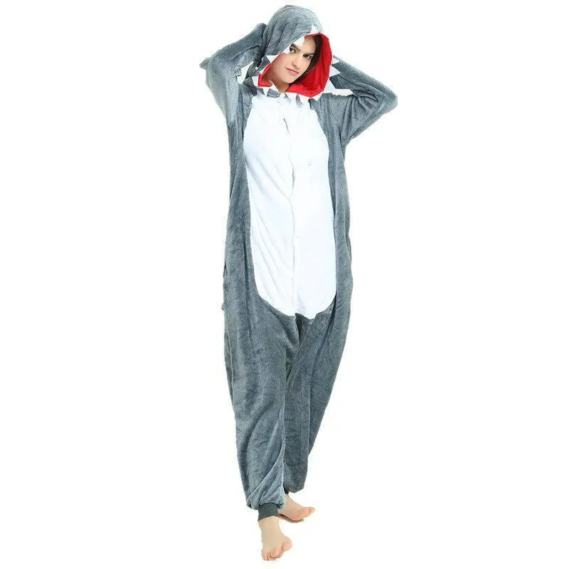 Shark Kigurumi Onesies Pajamas Adult Costumes