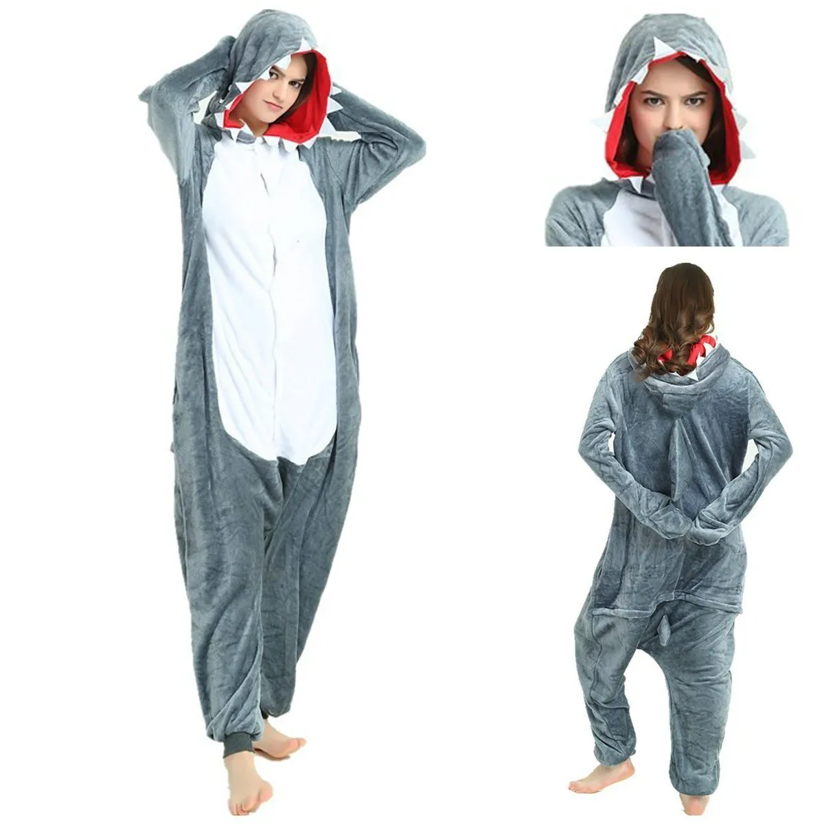 Shark Kigurumi Onesies Pajamas Adult Costumes