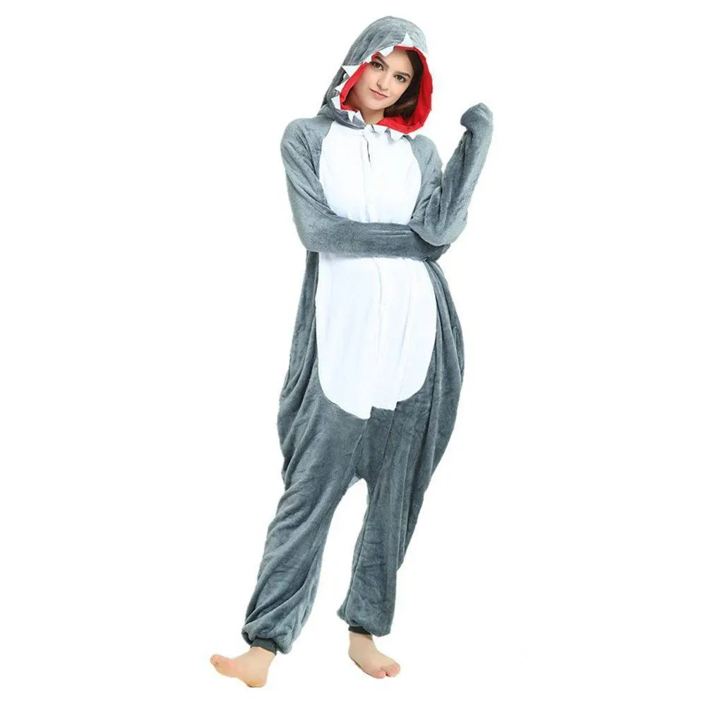 Shark Kigurumi Onesies Pajamas Adult Costumes
