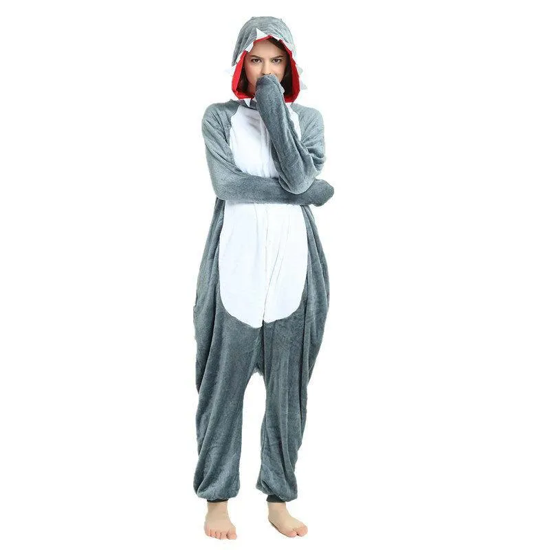 Shark Kigurumi Onesies Pajamas Adult Costumes