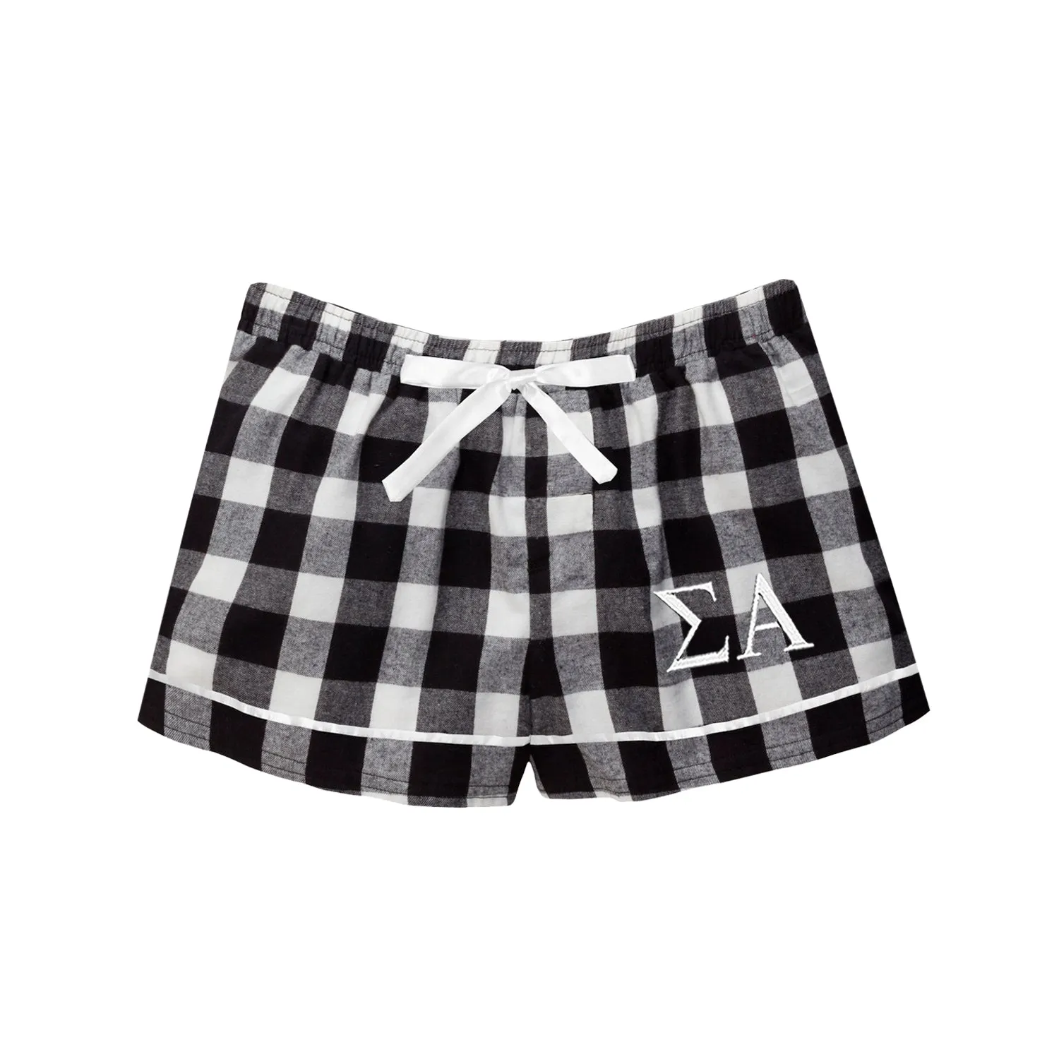 Sigma Alpha Flannel Boxer Shorts