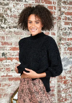 Snow Day Chenille Cable Knit Sweater