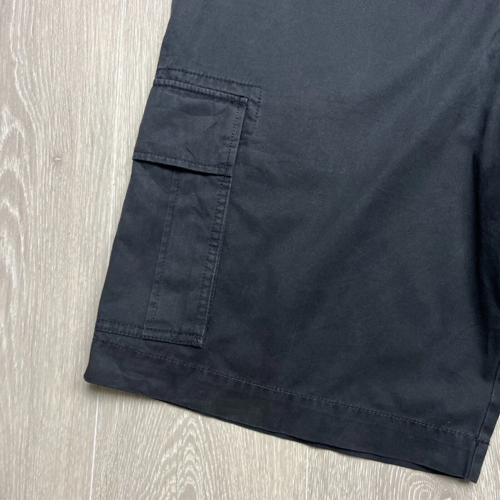 Sportscraft Mens Black Cargo Shorts Size 40