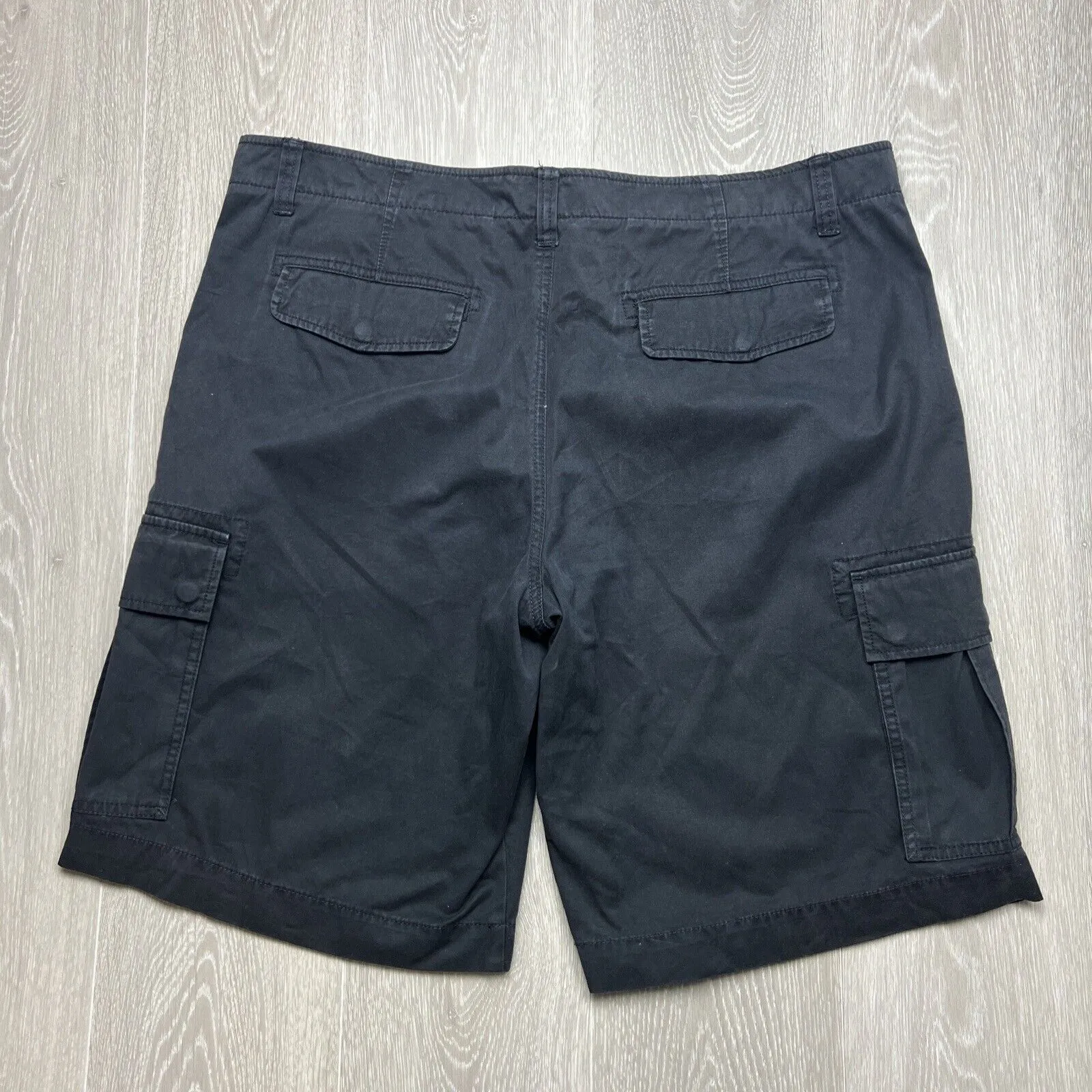 Sportscraft Mens Black Cargo Shorts Size 40