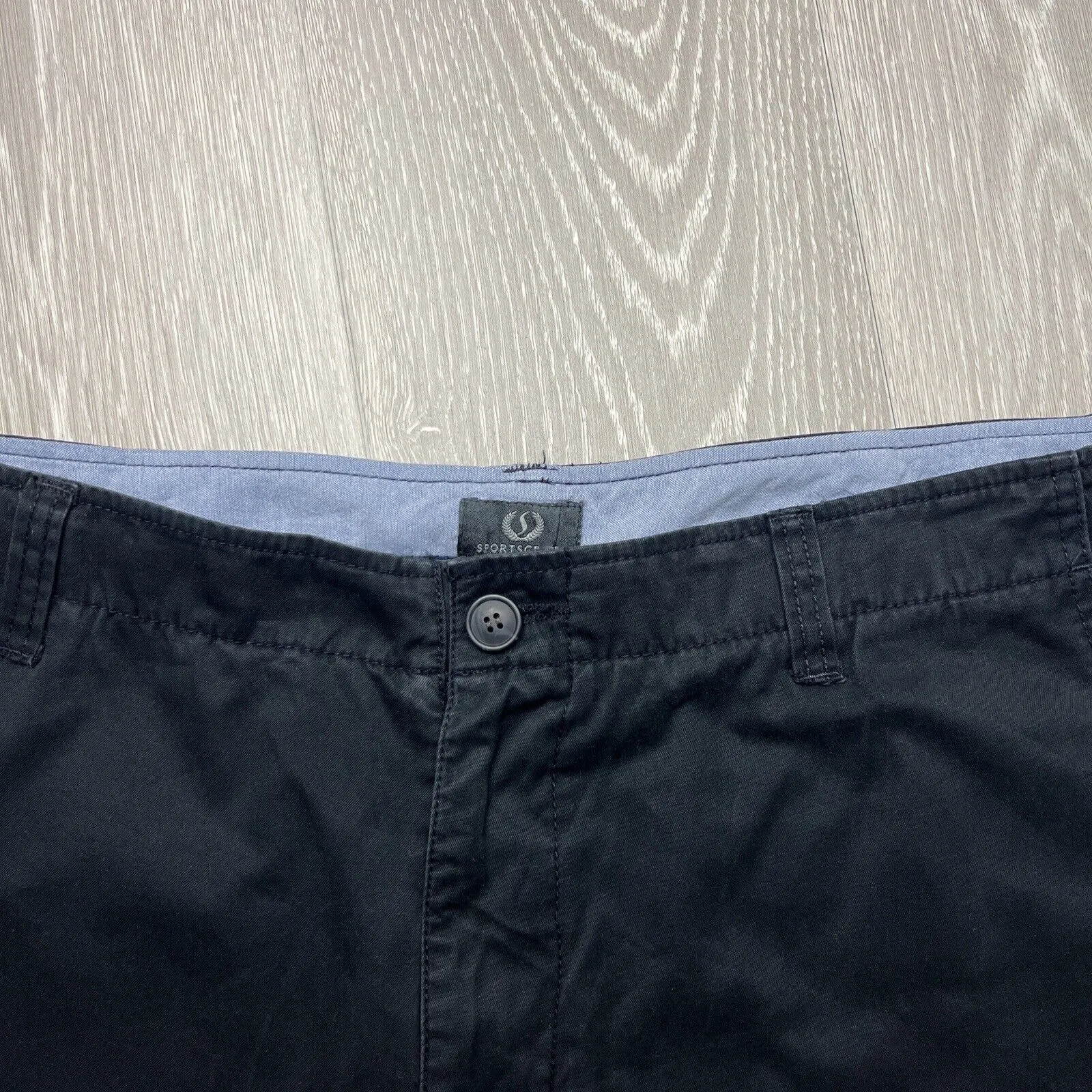 Sportscraft Mens Black Cargo Shorts Size 40