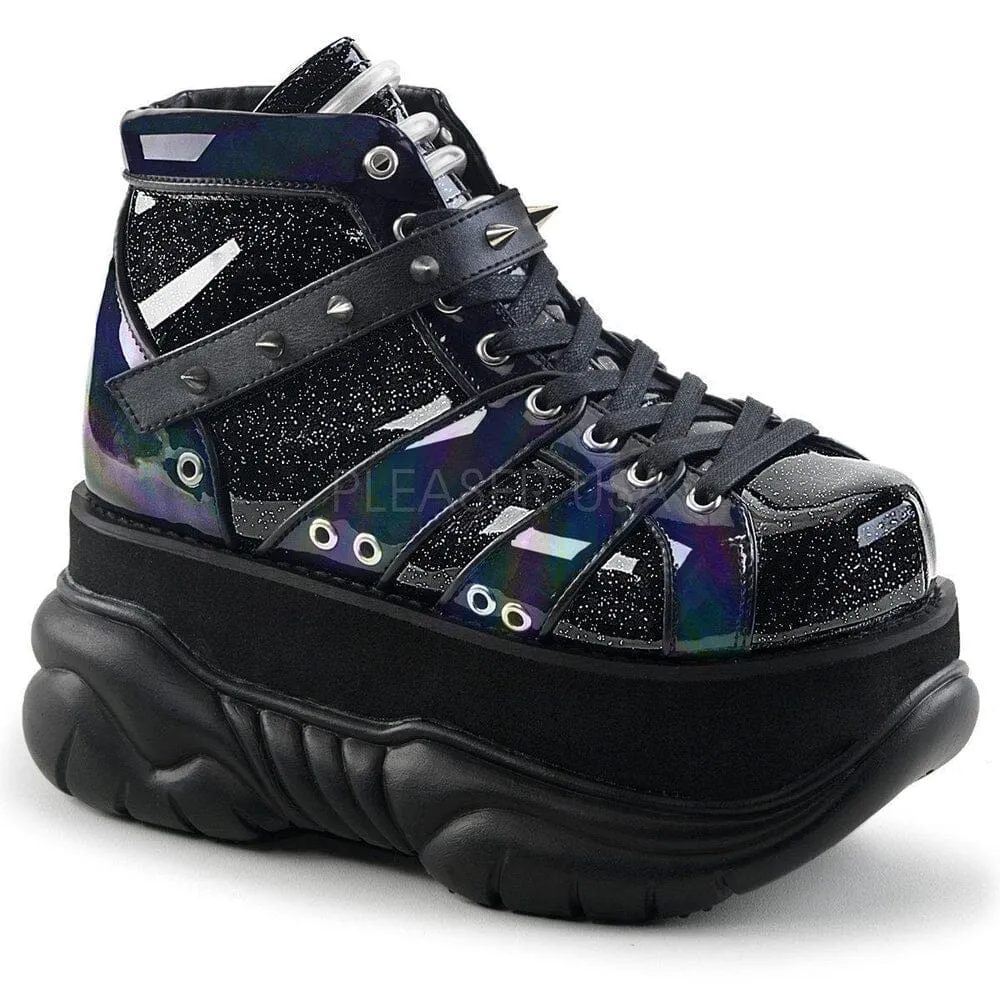 SS-NEPTUNE-100 Ankle Boots | Black Patent