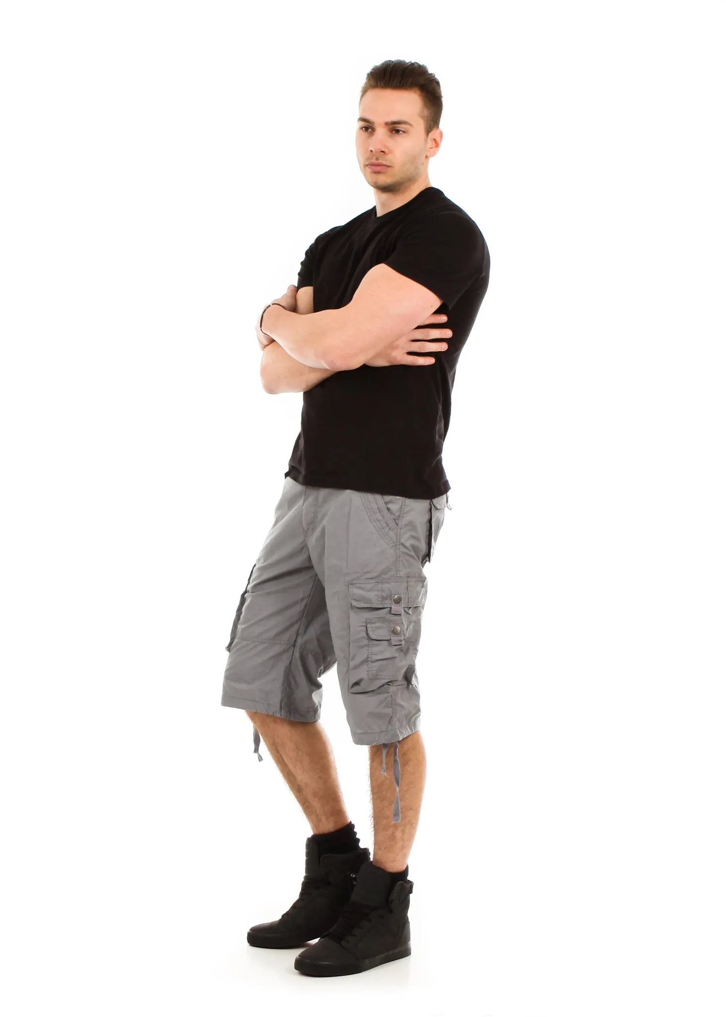 Straight Fit Cargo Shorts
