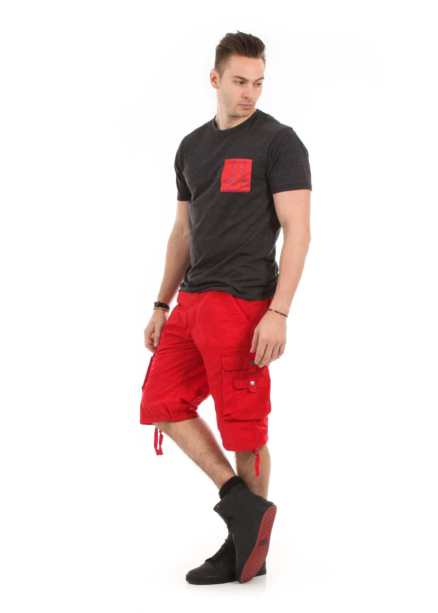 Straight Fit Cargo Shorts