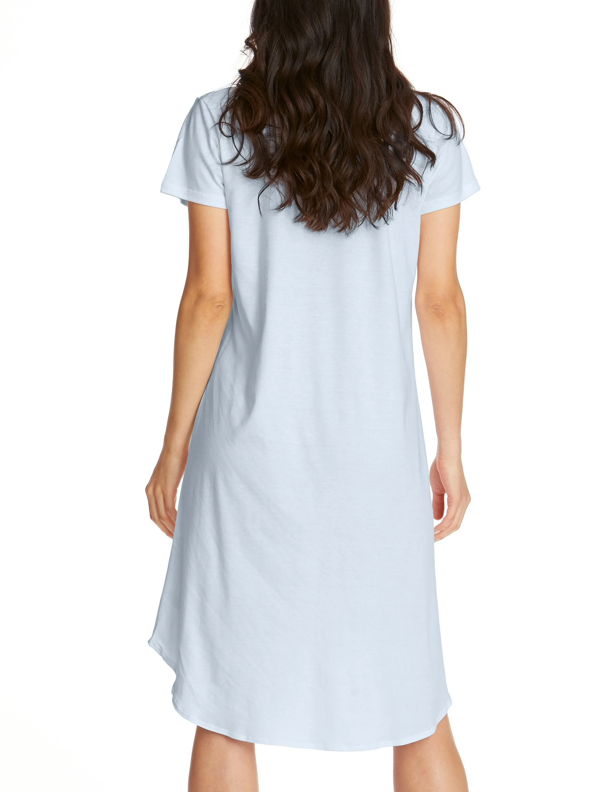 Supima® Cotton Nightshirt Powder Blue