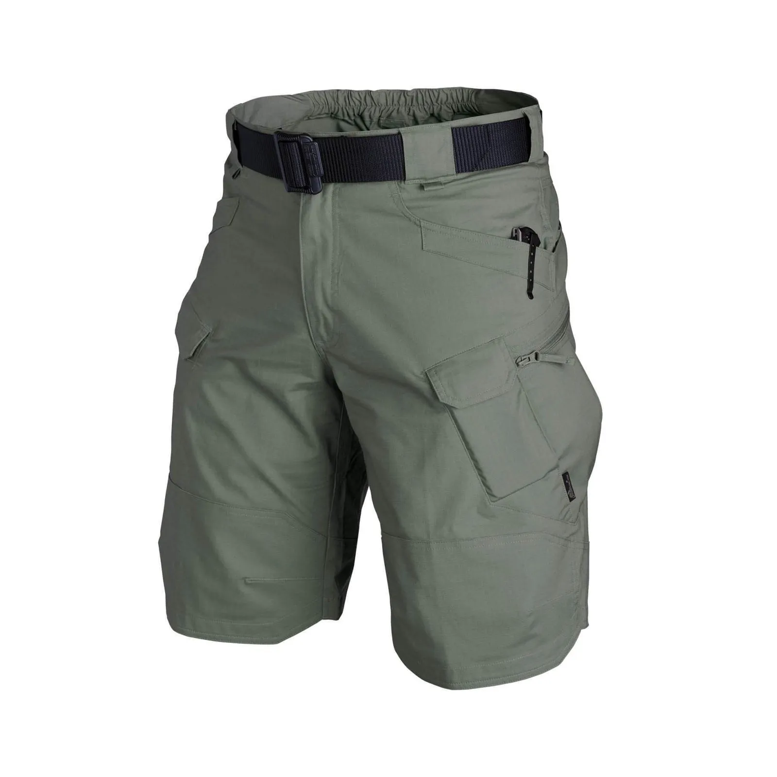 TACTICAL MULTI POCKETS 11'' INSEAM PERFORMANCE CARGO SHORTS WITH BUCKLE BELT