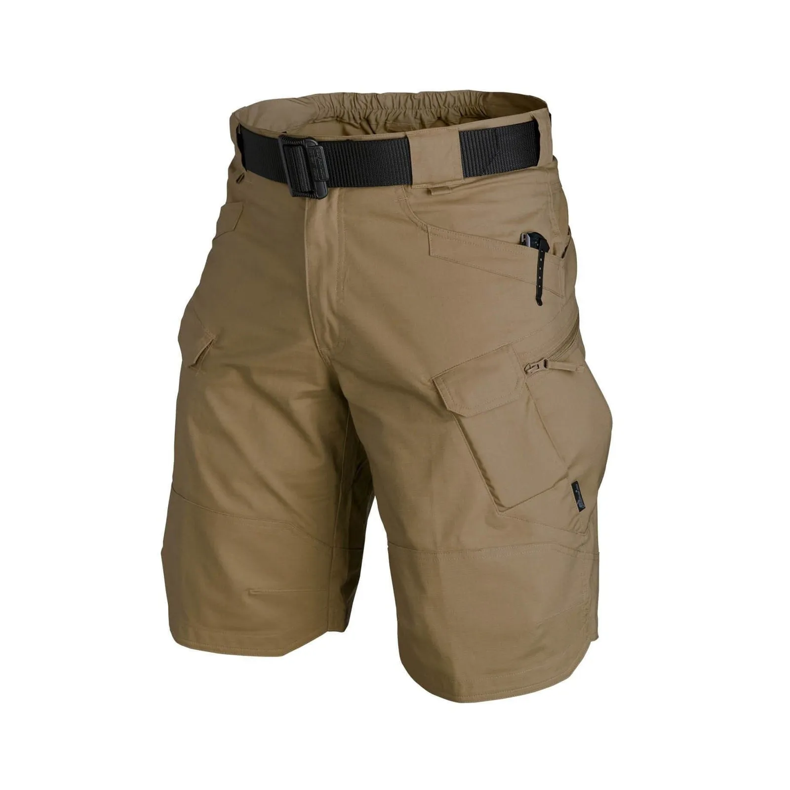 TACTICAL MULTI POCKETS 11'' INSEAM PERFORMANCE CARGO SHORTS WITH BUCKLE BELT