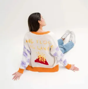The Floor Is Lava Cardigan