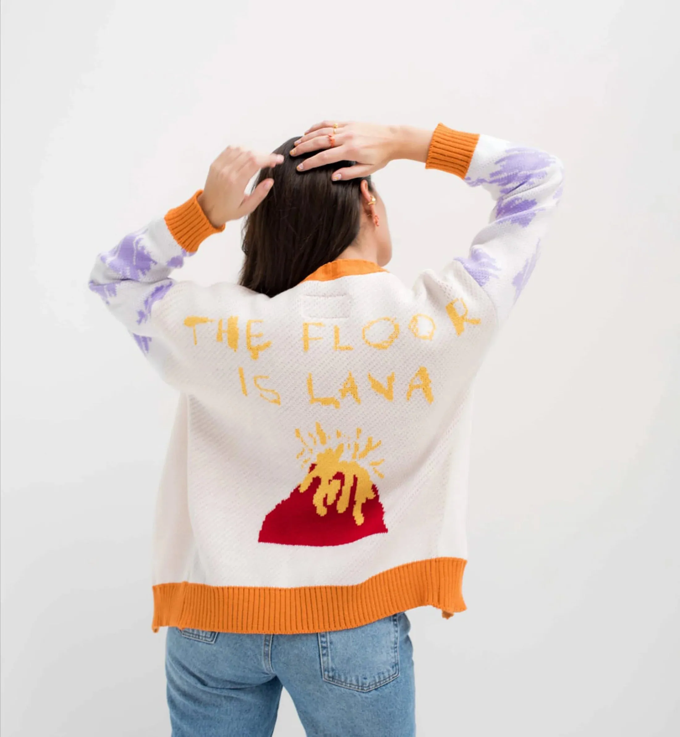 The Floor Is Lava Cardigan