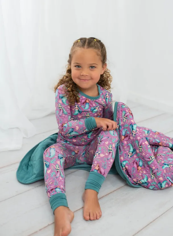 The Sleepy Sloth Mermazing Mermaids Two Piece Jammies Pajamas