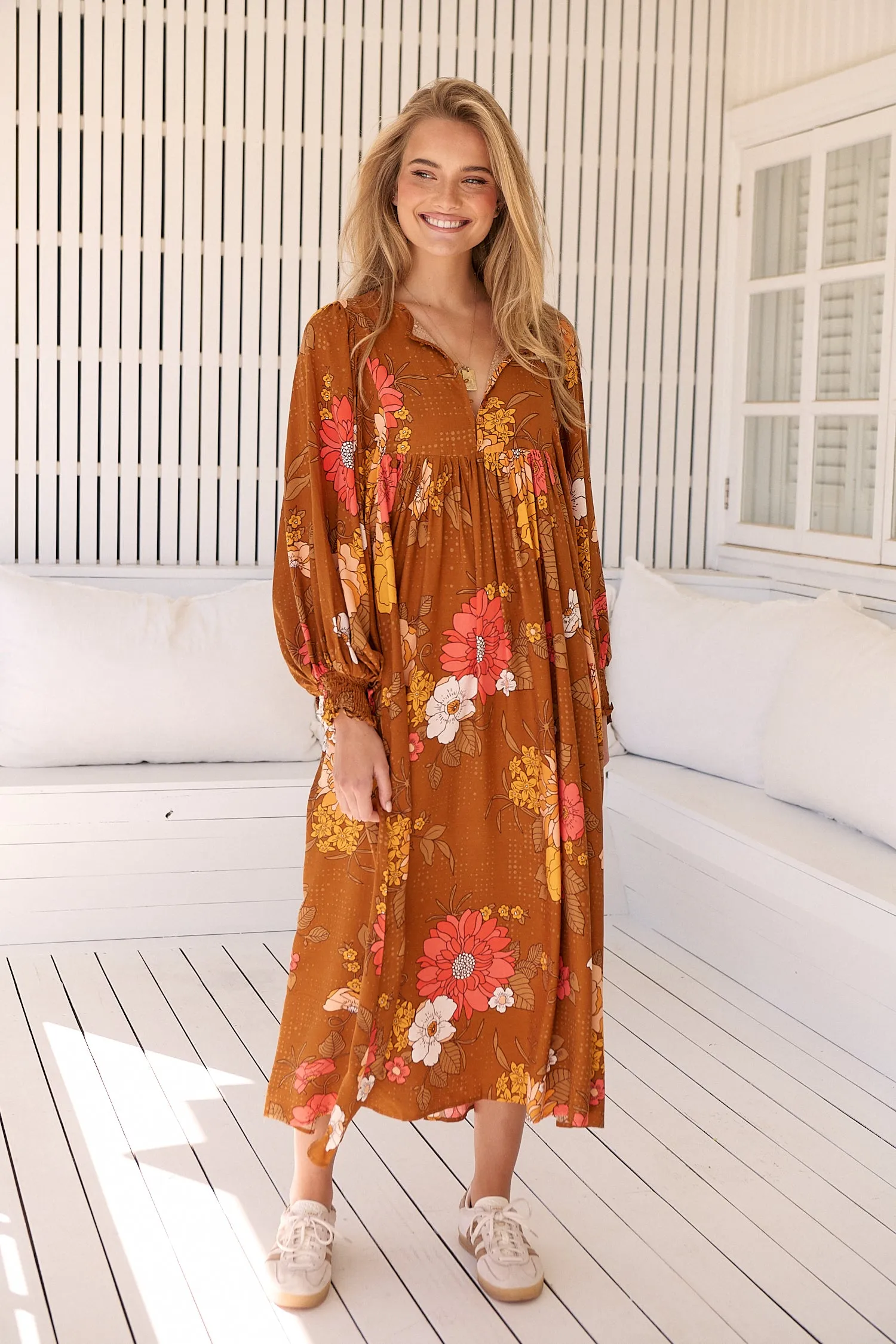 Tia Midi Dress - Natalia
