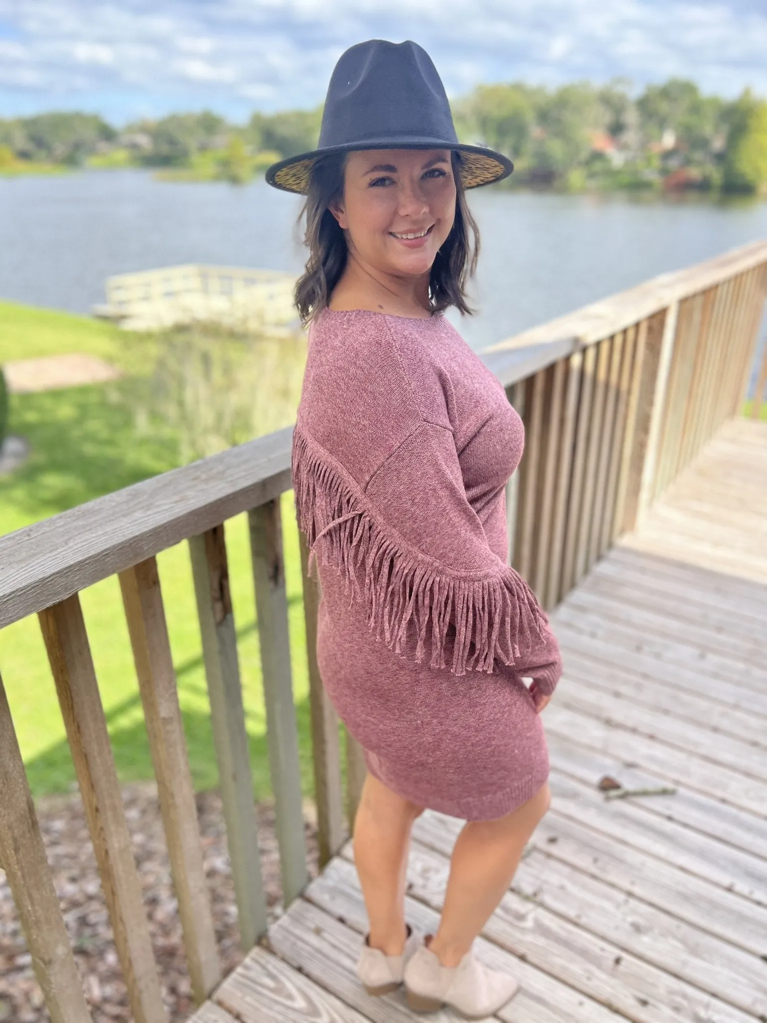 Tiffancy Fringe Dress