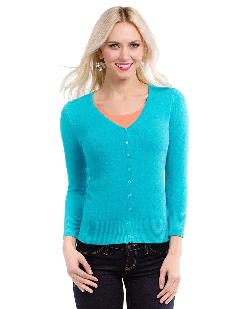 Turquoise Cardigan