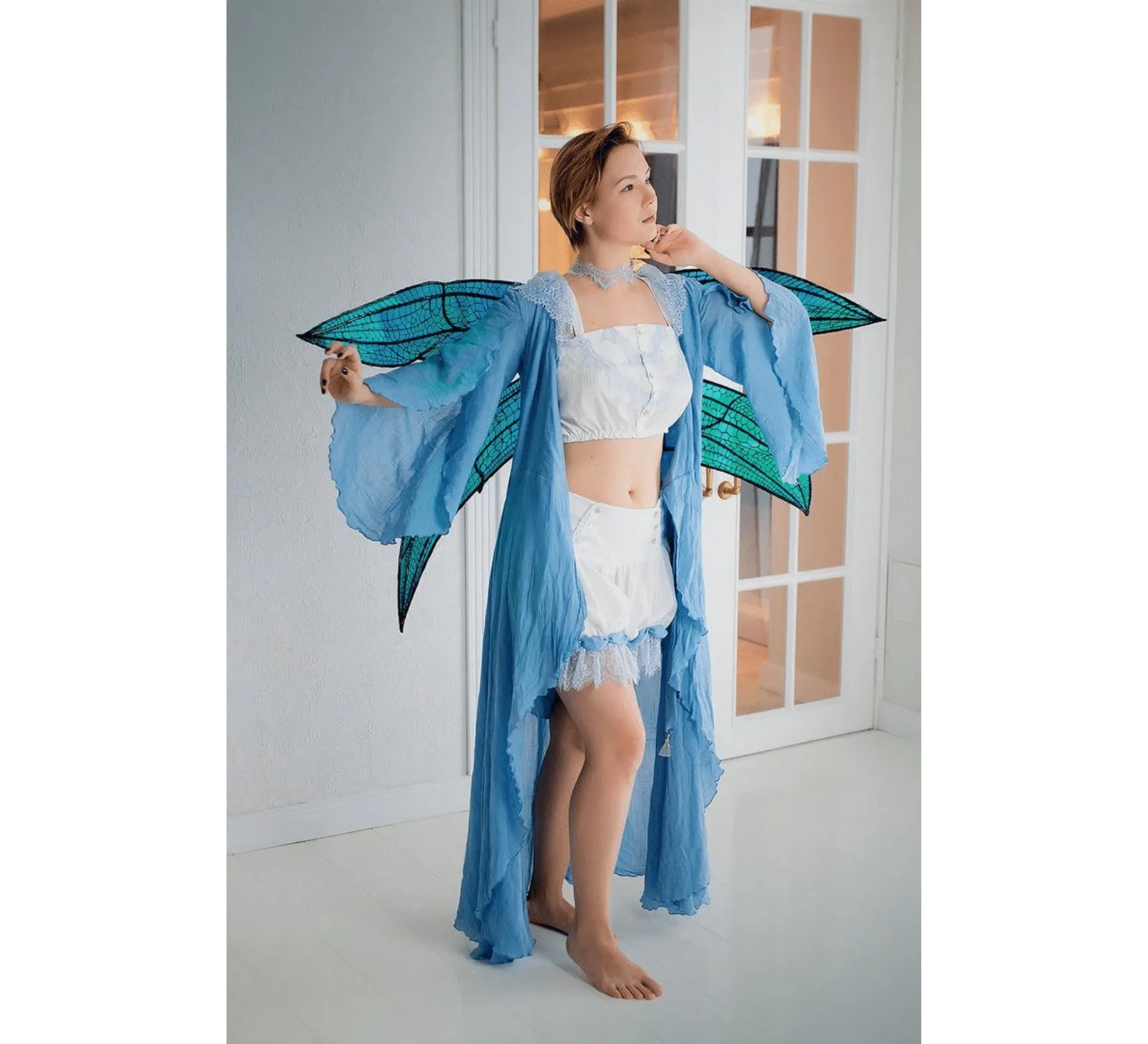 Victorian Edwardian style carnival row inspired lingerie set