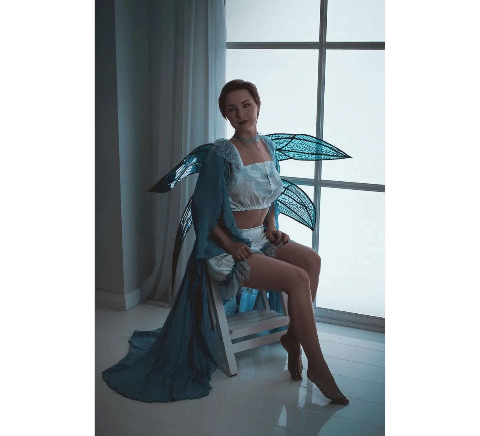 Victorian Edwardian style carnival row inspired lingerie set