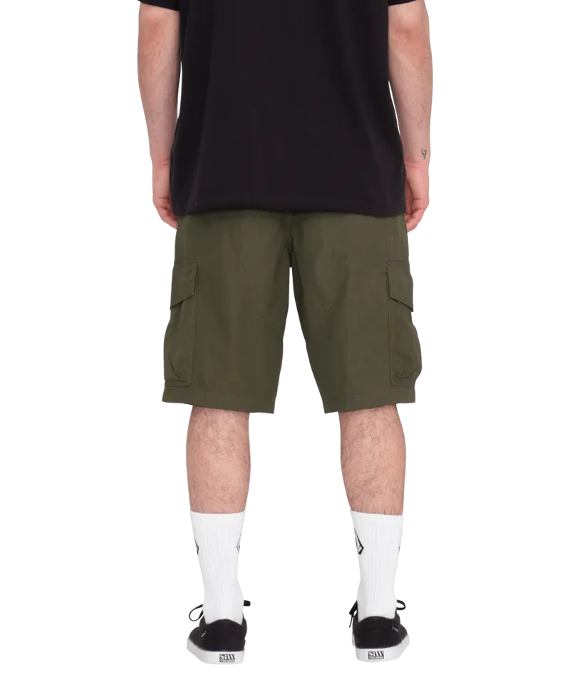 Volcom Grande Barracks Cargo 22" Short - Winter Moss