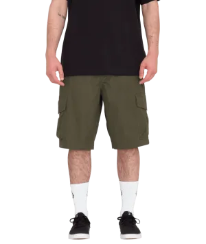 Volcom Grande Barracks Cargo 22" Short - Winter Moss