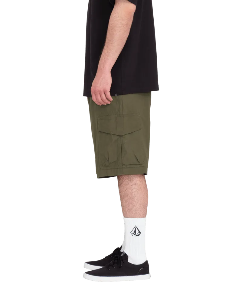 Volcom Grande Barracks Cargo 22" Short - Winter Moss
