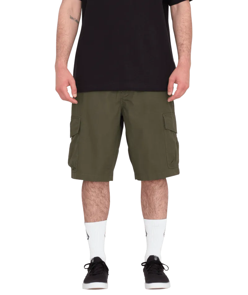 Volcom Grande Barracks Cargo 22" Short - Winter Moss