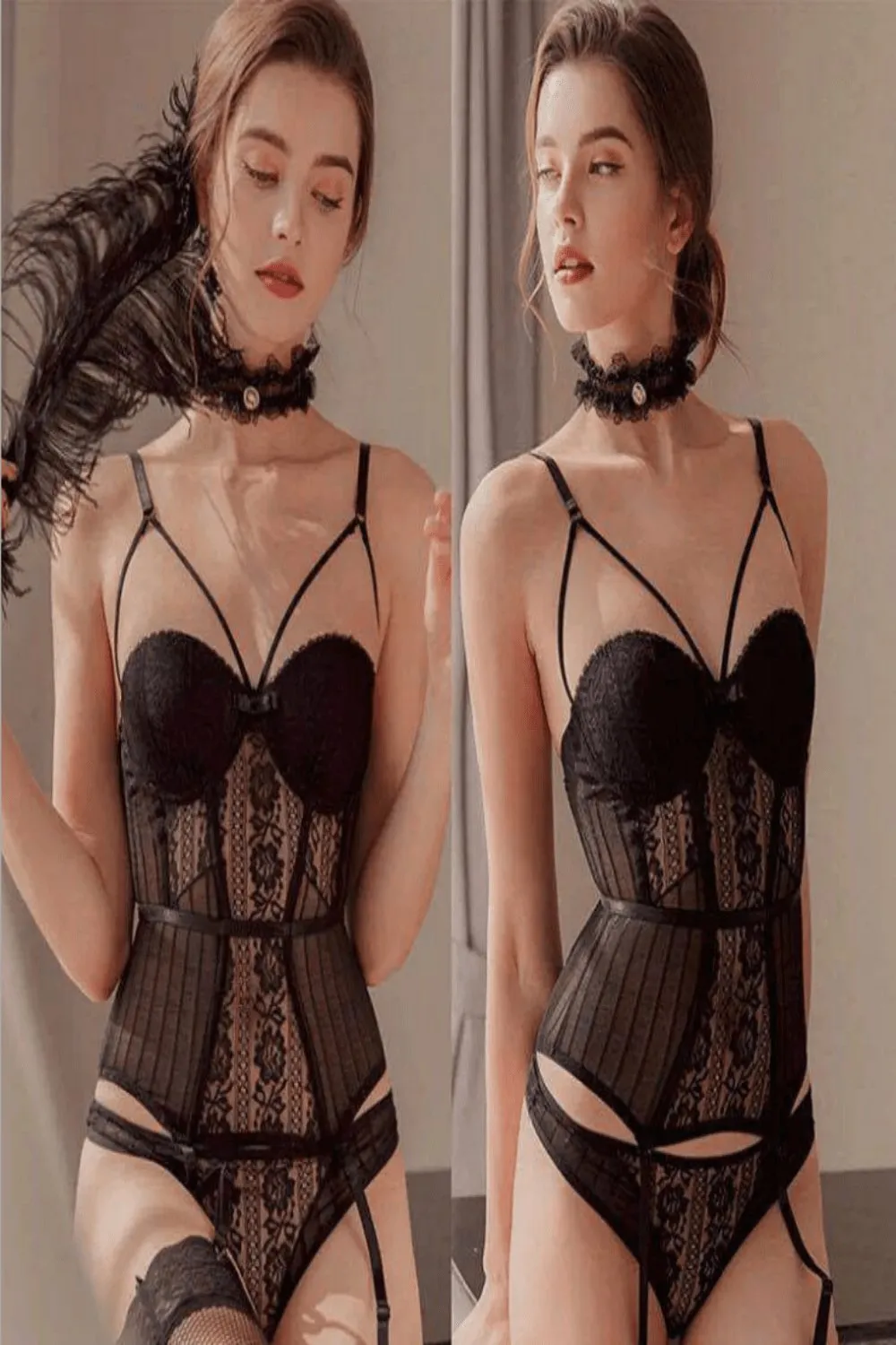 Waistcoat Corset Bustier with Cup Girdle