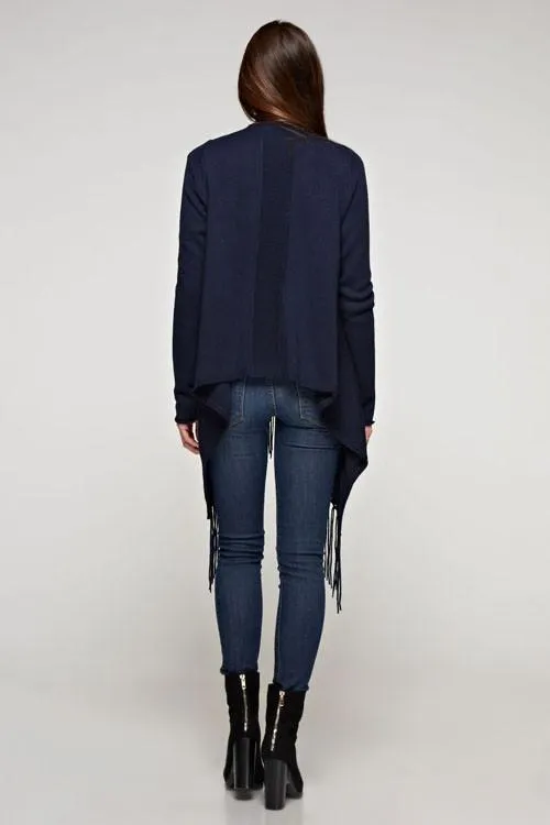 Waterfall Fringed Cardigan