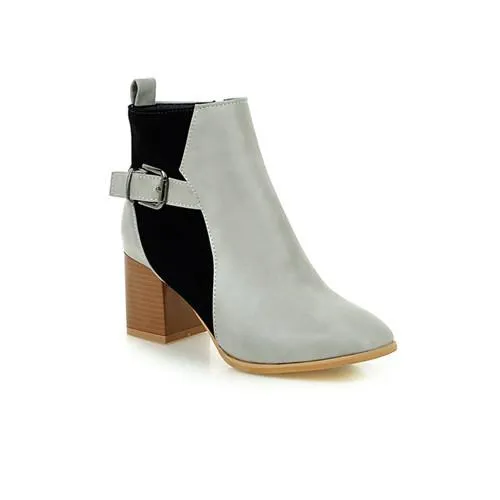 Women's Buckle Ankle Boots