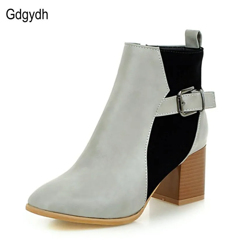Women's Buckle Ankle Boots