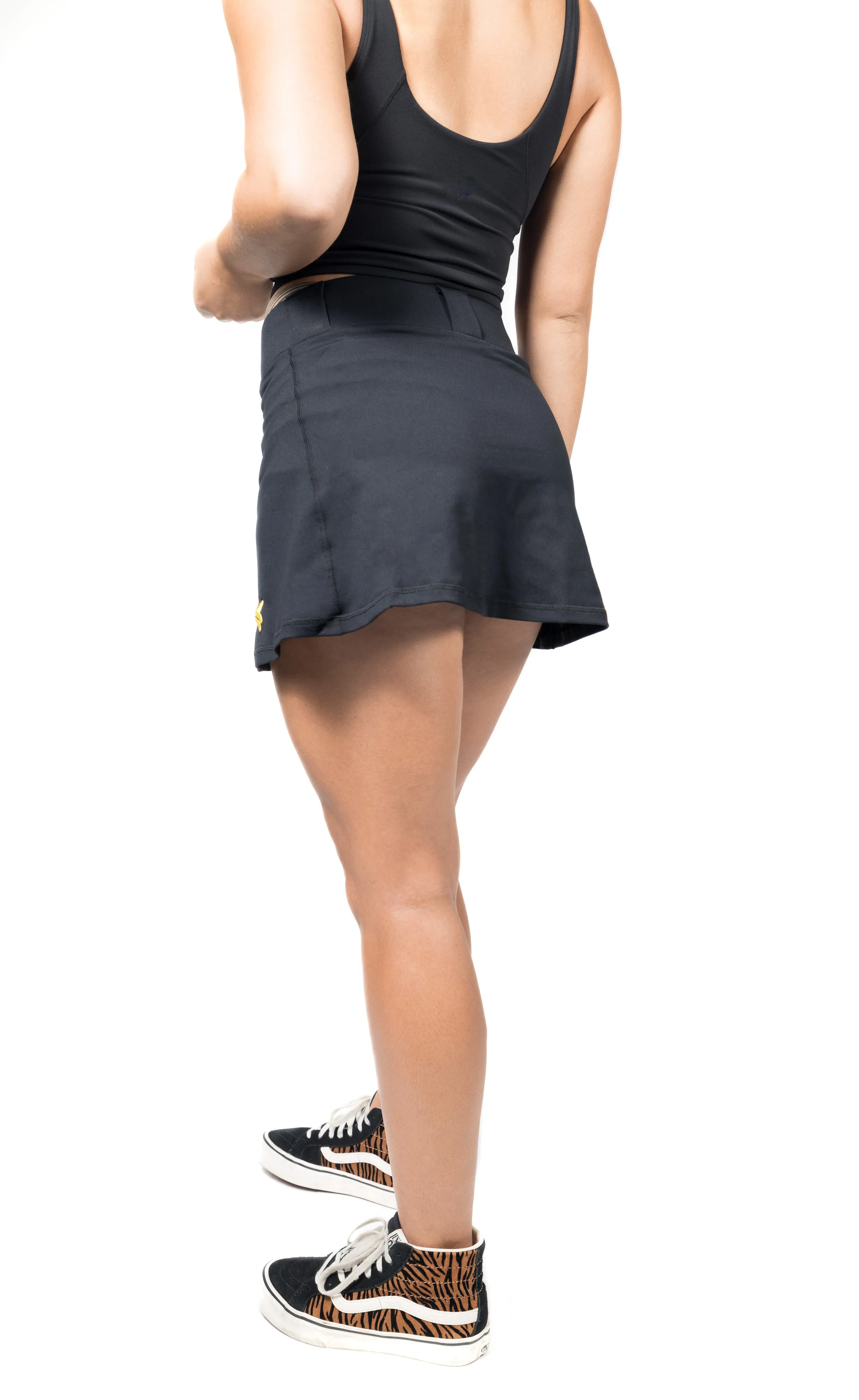 Women's EDC Skort, Black, Low rise