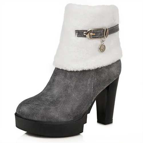 Women's Fur Ankle Boots