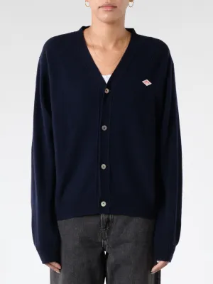 Women's Lambswool V-Neck Knit Cardigan