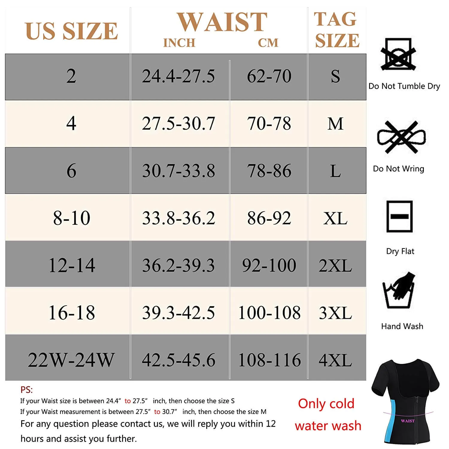 Women's Neoprene Sauna Vest with Sleeves