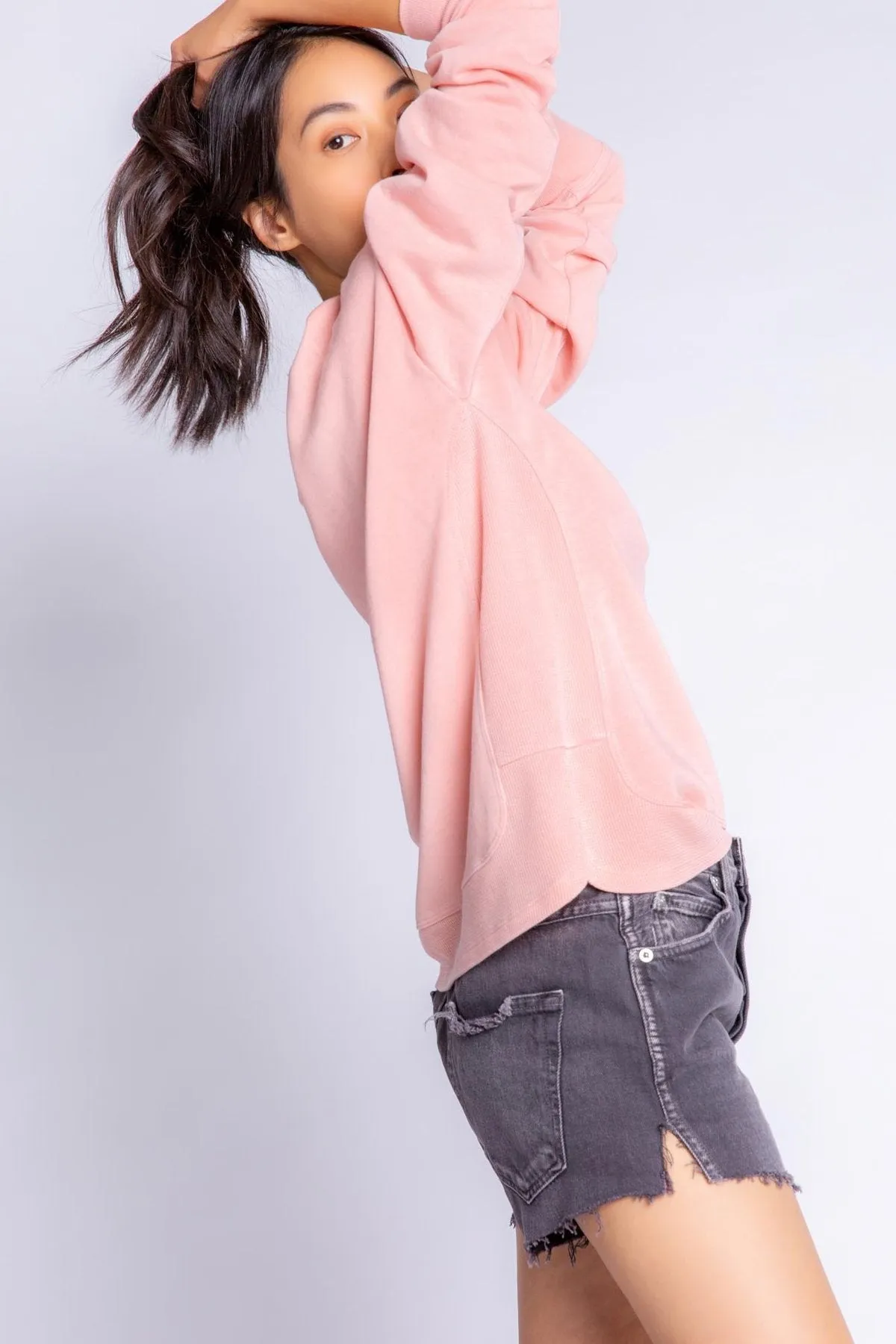 Women's PJ Salvage | Long Sleeve Top | Dusty Rose