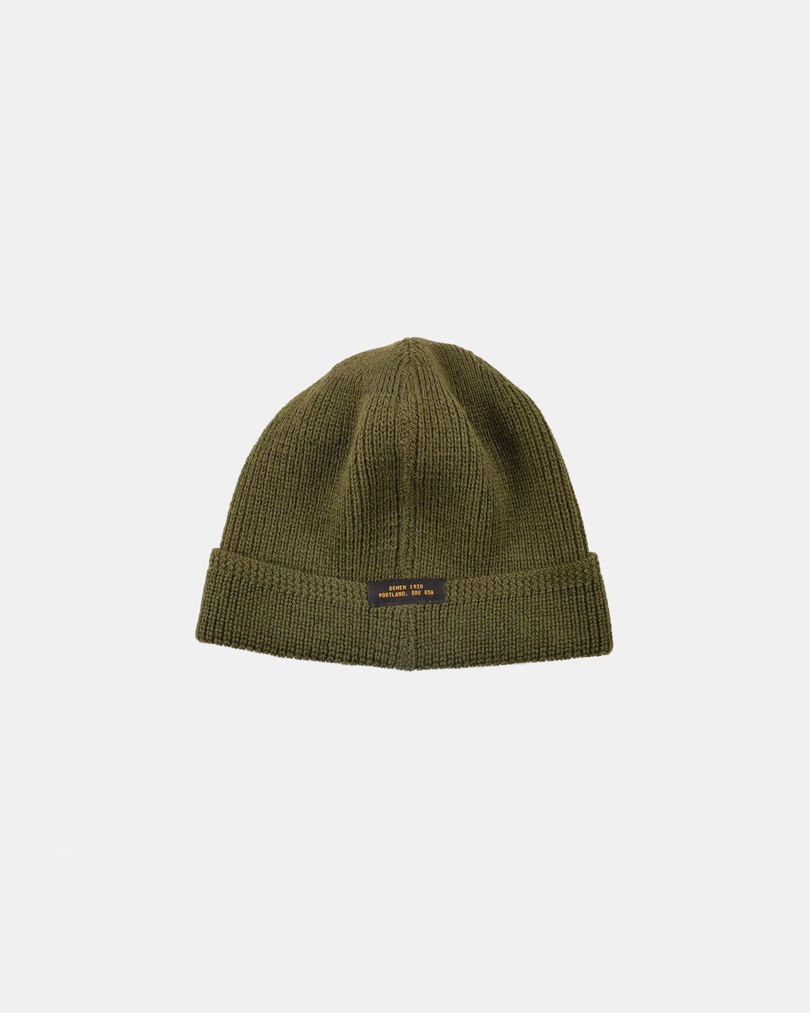 Wool Knit Watch Cap - Loden