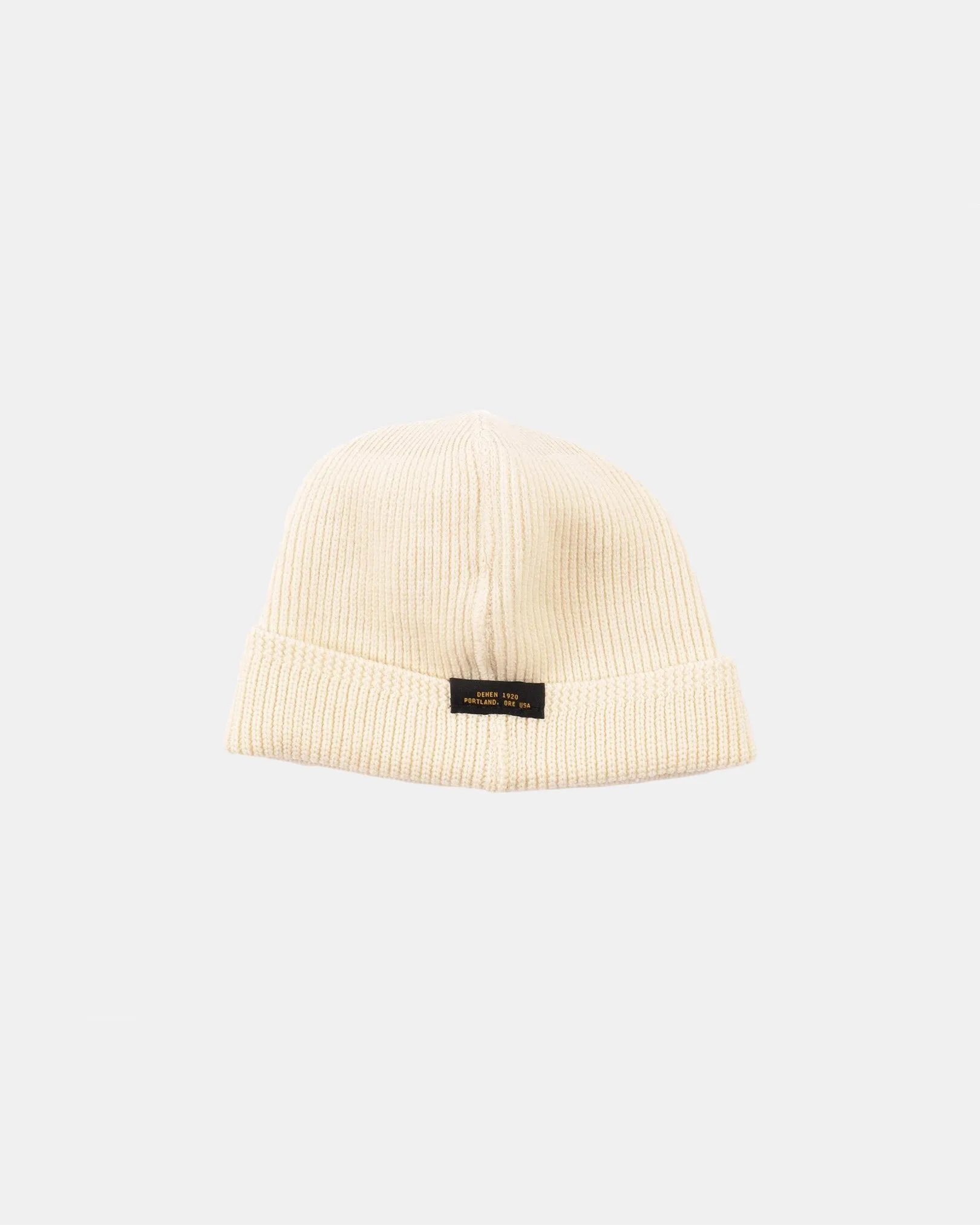 Wool Knit Watch Cap - Natural