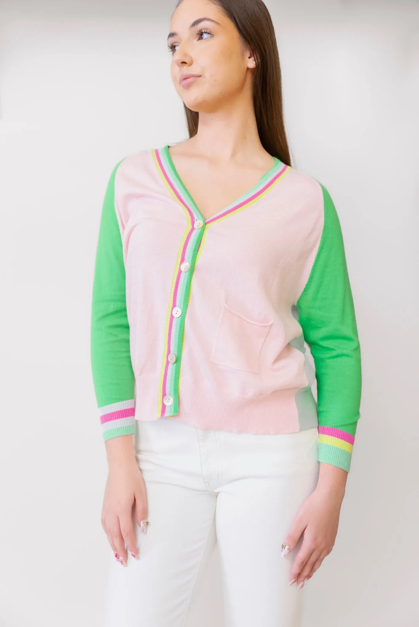 ZAKET AND PLOVER Striped Cardigain